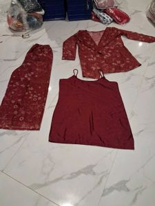Floral Print Kurta Set with Palazzo