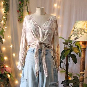 H&M Tie Up Shirt