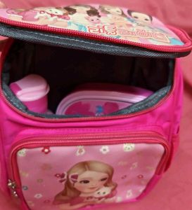 Cute Dora &amp; Friends Backpack Lunch Bag Set