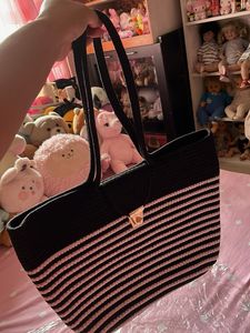 Stylish Striped Handbag made in Manipur