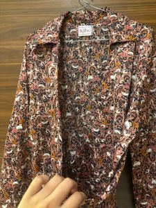 Chic Floral Print Wrap Dress