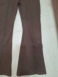 Brown Flared Leggings