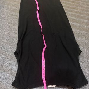 Classic Black Sleeveless Midi Dress