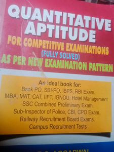Quantitative Aptitude for Competitive Exams