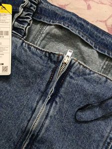 Blue Denim Corset Top