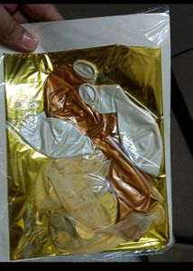 9pcs Gold &amp; White Party Balloons set of -2