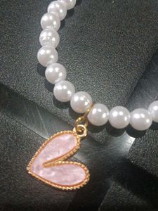 Pearl Heart Bracelet