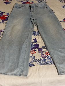 Light Wash Wide Leg Jeans