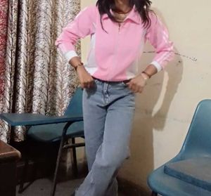 Pink Zip-Up Jacket