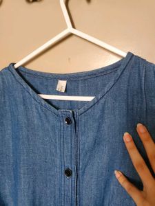 Classic 90s denim midi sundress