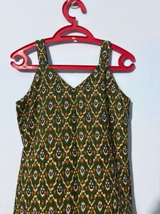 Boho Print Strappy Dress