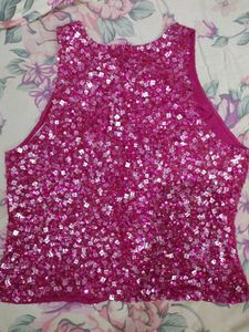 MAGENTA SHIMMER TOP
