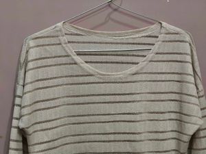 Striped Long-Sleeve Top