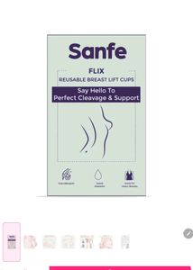 Sanfe Flix Reusable Breast Lift Cups NEW