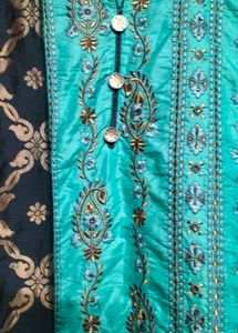 Beautiful Teal Kurta Set with Dupatta
