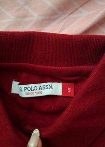 US Polo Assn. Women's Red Pol