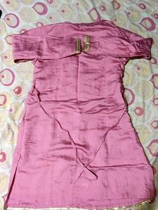 Pink Dhoti Pants with Sequins