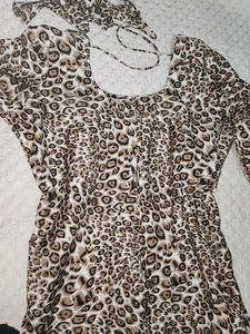 Leopard Print kurti