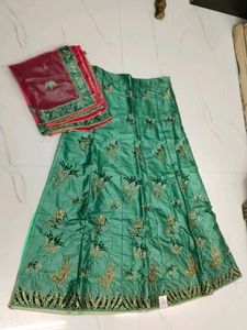 Beautiful Lehenga With Net Odhani