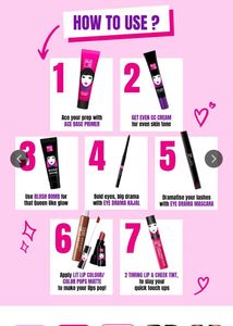 Elle 18 Makeup Kit - 8 Pieces