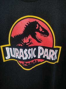 Jurassic Park Graphic T-Shirt Large Unisex