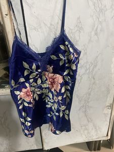 Floral Print Satin Camisole