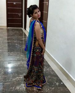 Beautiful Blue &amp; Multicolor Lehenga Choli