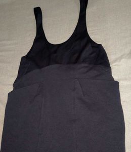 Two-Piece Style Dress with Pockets