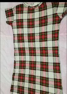 Classic Plaid Mini Dress