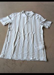 Men's Striped Polo Shirt