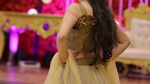 Golden Lehenga Choli