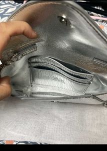 Zara Silver Sling Bag