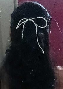 Pearl Bow Hair Accessories
