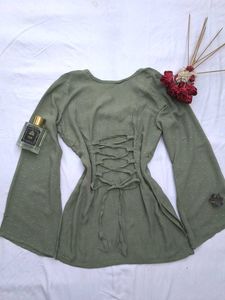 Coquette Corset short Kurti☘️