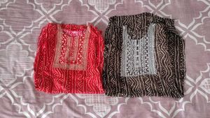 Beautiful athnic kurty Set of 2