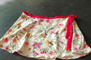 Fila floral short skirt