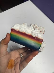 Rainbow Cake Slice Soap
