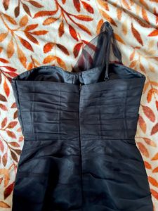 One Shoulder Black Dress