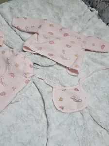 Adorable Baby Pink Outfit Set