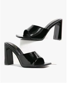 Slip-on Chunky Heels Sandals