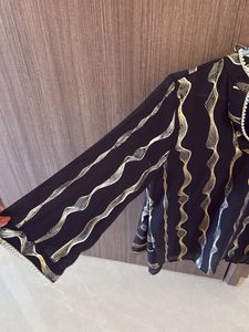 Stylish Black Kurta with Elegant Print