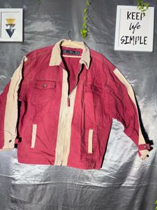 Men's Color Block Zip-Up Jacket