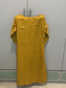 Elegant Mustard Kurta Set