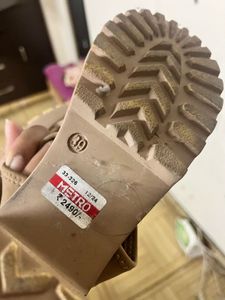 Chic Beige Platform Block Heels