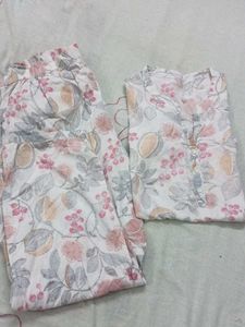 Floral Print Pajama Set