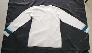 Elegant White Knit Sweater