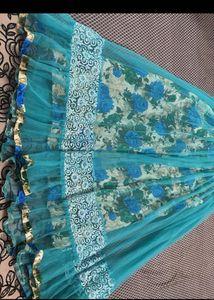 Beautiful Purple Embroidered Gown