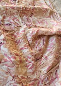 Chic Floral Print anarkali maxi dress