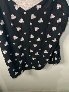 Cute Heart Print Cami Top