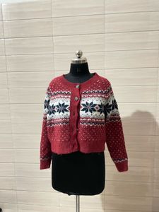 Old navy imported Cozy Snowflake Cardigan